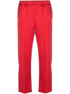 Ravne hlače Semicouture rdeča