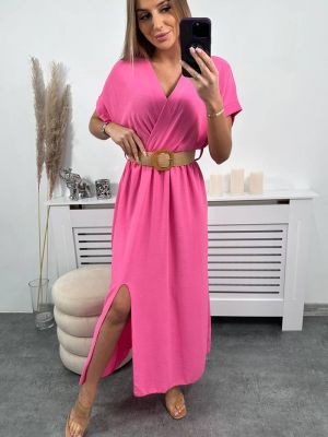 Μάξι φόρεμα Kesi ροζ