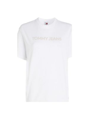 Tričko s krátkými rukávy Tommy Hilfiger bílé
