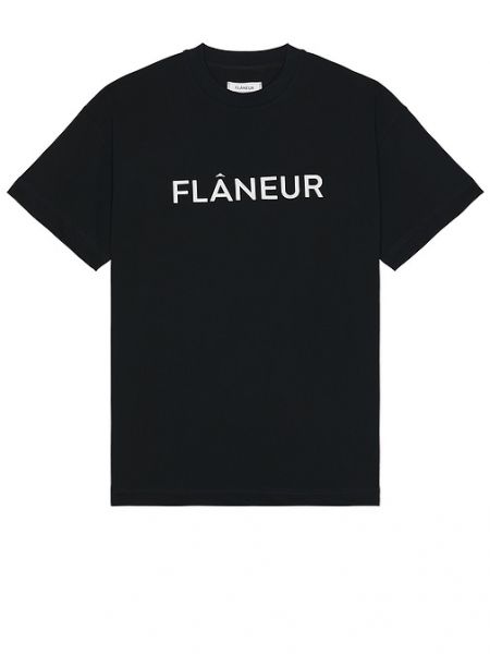 T-shirt con stampa Flâneur nero