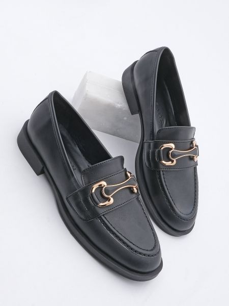 Pantofi cu cataramă casual Marjin negru