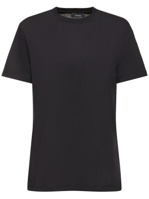 Camiseta de algodón de tela jersey Wardrobe.nyc negro