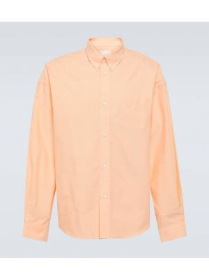 Памучна риза Givenchy оранжево