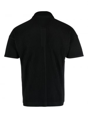 T-shirt mit plisseefalten Homme Plissé Issey Miyake schwarz