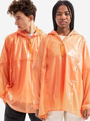 Anorak jakna oversized Rains narančasta