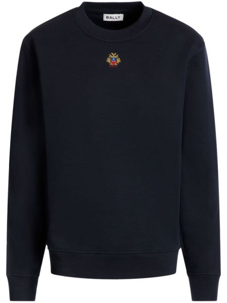 Broderet sweatshirt Bally blå