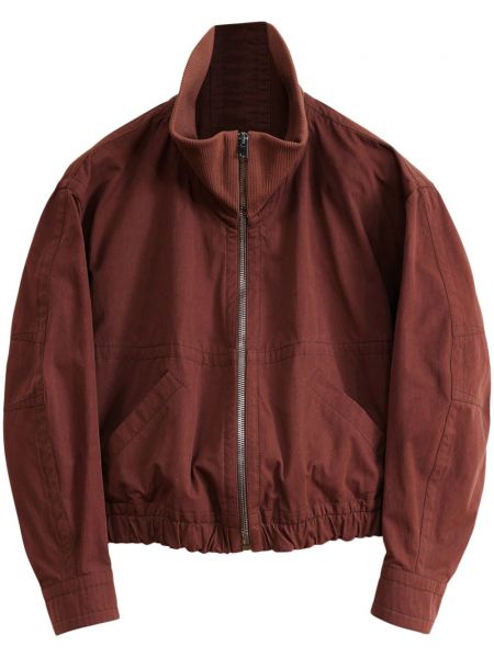 Oversized jakna Lemaire rjava