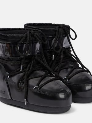Черные зимние ботинки Moon Boot