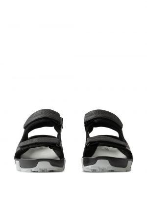 Sandales à imprimé Burberry noir