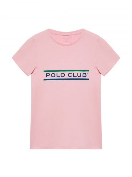Футболка Polo Club розовая