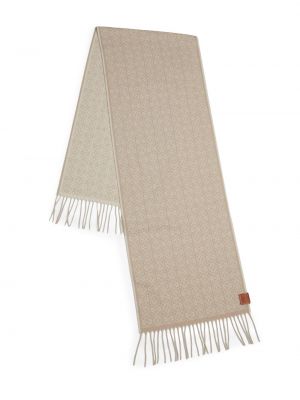 Шелковый шерстяной шарф Loewe