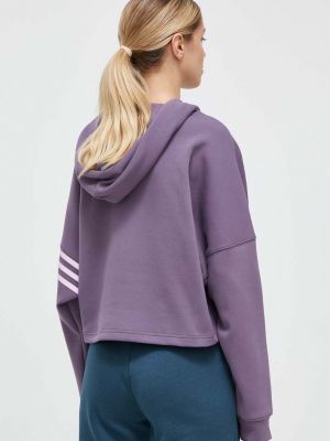 Bluză cu glugă Adidas Originals violet