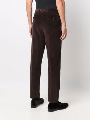 Pantalones rectos de pana Dolce & Gabbana marrón