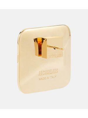 Ασύμμετρα σκουλαρίκια Jacquemus χρυσό