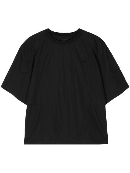 Siuvinėtas marškinėliai Juun.j juoda