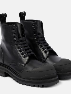 Кожаные армейские ботинки dada Marni черный