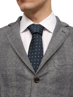 Хлопковый шелковый галстук Altea синий