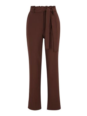 Pantaloni Pieces Tall marrone