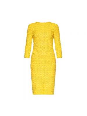 Sukienka midi Balenciaga żółta