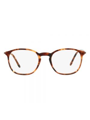 Okulary Giorgio Armani brązowe