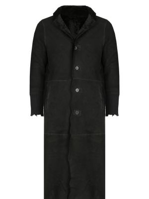Черное пальто Giorgio Brato