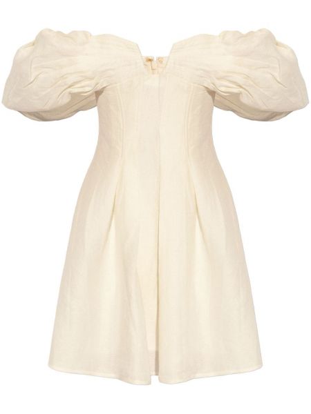 Sukienka koktajlowa Cult Gaia biała