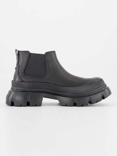 Кожаные ботинки челси Karl Lagerfeld черные