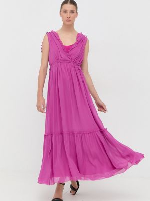 Sukienka długa Max&co. różowa