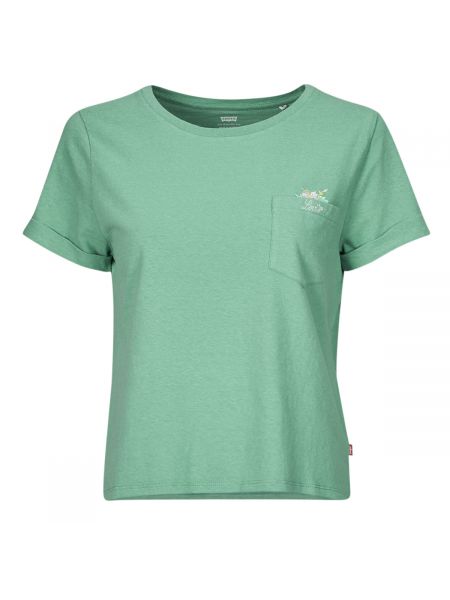Koszulka z krótkim rękawem z kieszeniami Levi's zielona