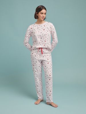 Pijama con estampado Easy Wear rosa