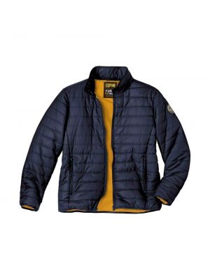 Легкая куртка-пуховик контрастного цвета Atlas for темно-синий