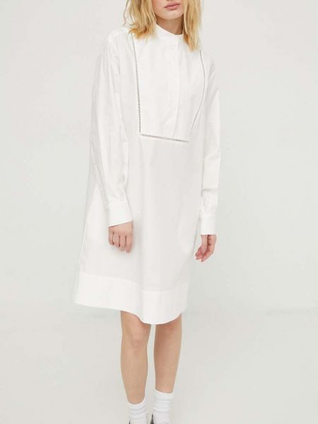 Pamučna mini haljina Lovechild bijela