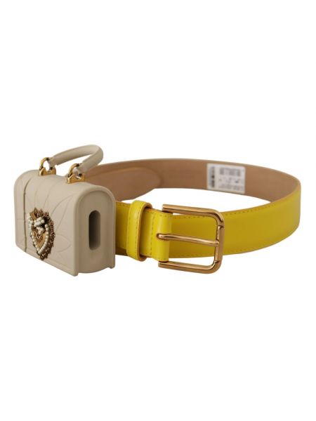 Cinturón Dolce & Gabbana amarillo