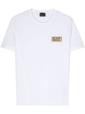 T-krekls Ea7 Emporio Armani balts