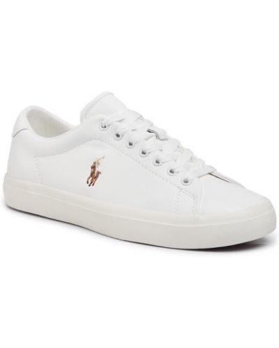 Bőr sneakers Polo Ralph Lauren fehér