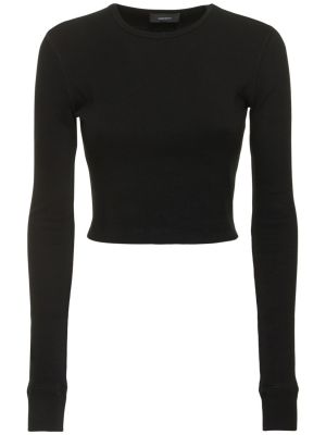 Μακρυμάνικο βαμβακερό πουκάμισο Wardrobe.nyc μαύρο