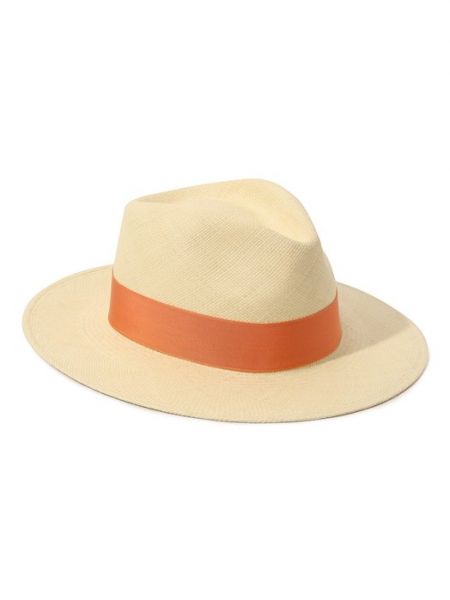 Шляпа Kiton оранжевая