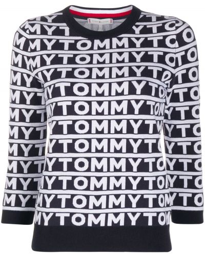 Jersey manga corta de tela jersey Tommy Hilfiger negro