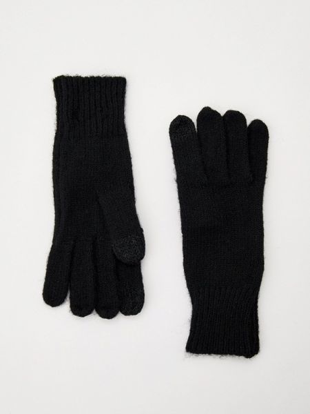 Черные перчатки Mango