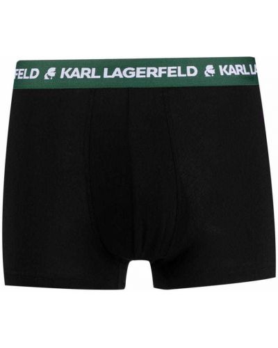 Szorty bawełniane Karl Lagerfeld czarne