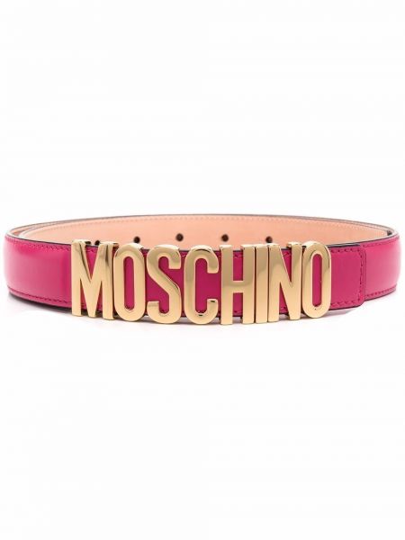 Кожаный колан Moschino