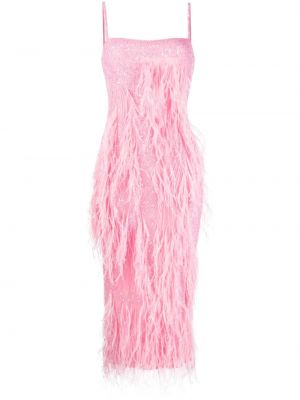 Midi šaty Rachel Gilbert ružová