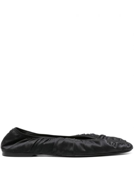 Satenske cipele Toteme crna