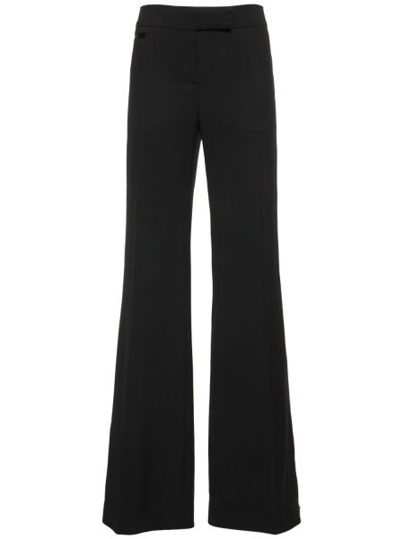 Pantalones de lana bootcut Tom Ford negro