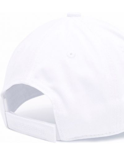 Gorra con bordado Vetements blanco