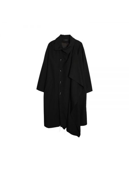 Пальто Y'S Y's Gabardine Left Flap Panel 'Black' черный