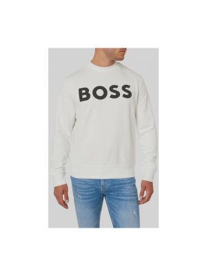 Bluza bawełniana Hugo Boss beżowa