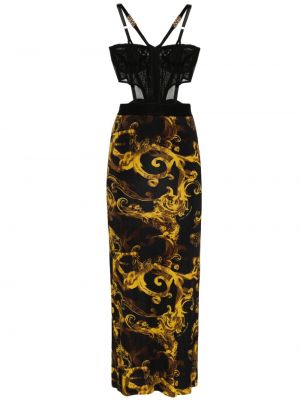 Koktel haljina s printom Versace Jeans Couture