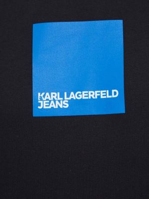 Bluza z nadrukiem Karl Lagerfeld Jeans czarna