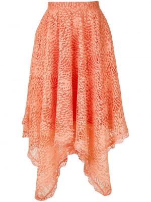 Falda de encaje Olympiah naranja